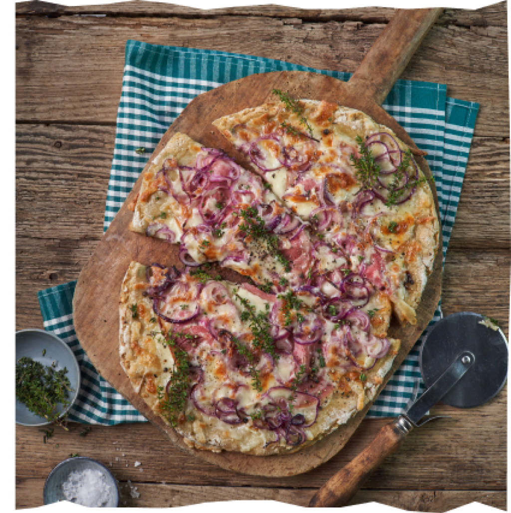 Die weltbeste Kartoffelpizza.